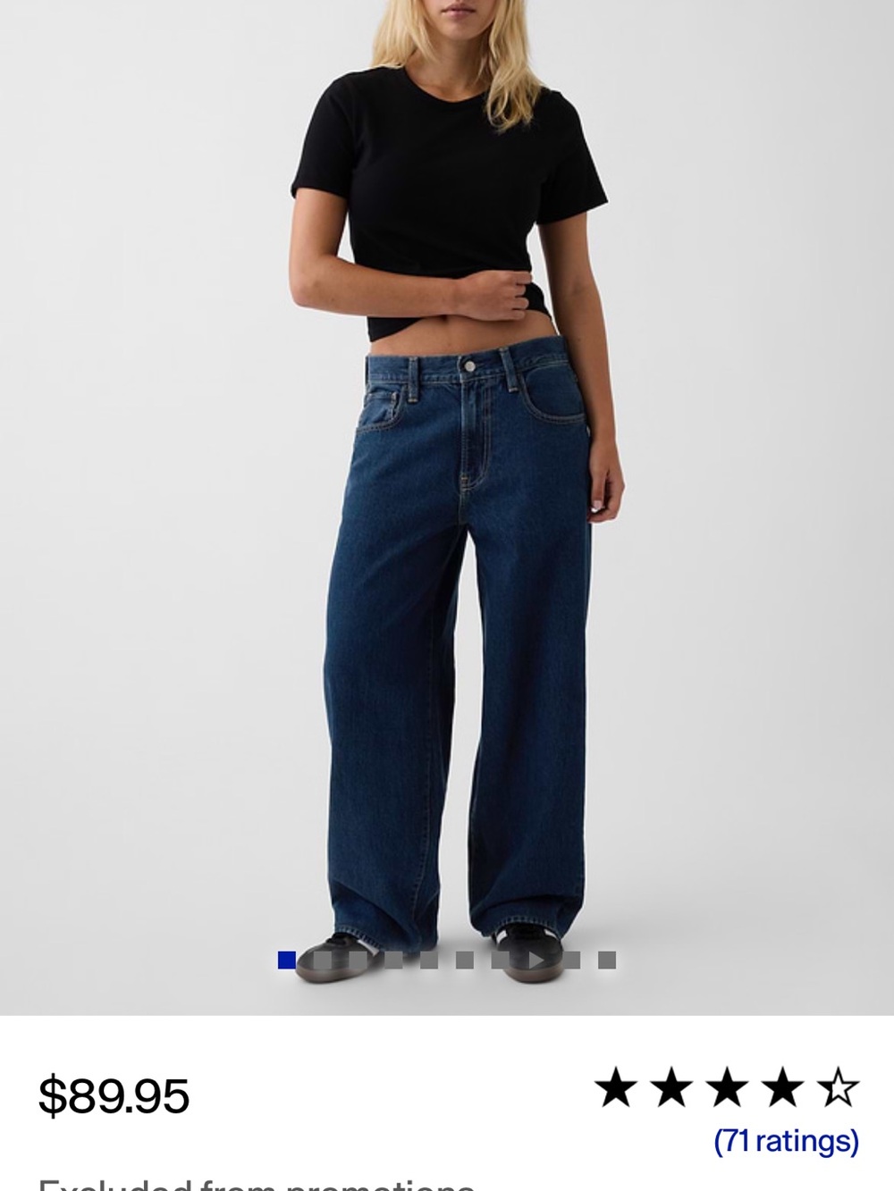 Hailey Bieber x Gap Extra Baggy Jean